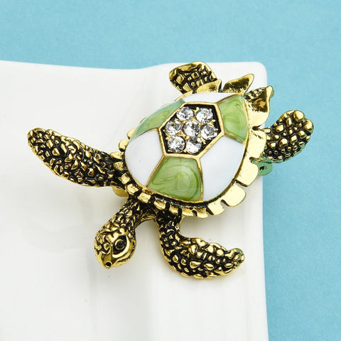 Turtle Shield Wall Brooch