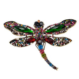 thousand-color dragonfly brooch