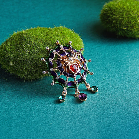 Spider Talisman Brooch