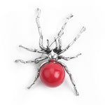 scarlet spider brooch