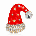 Christmas hat brooch