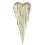 rain of love heart brooch