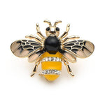 Baby yellow bee brooch