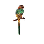 Apple Parrot Bird Brooch