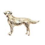 Flaming Dog Brooch