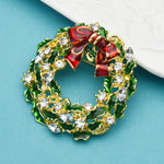 Christmas Brooch Christmas Wreath