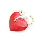 Feline Farniente Heart Brooch
