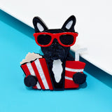 Cool Movie Dog Brooch