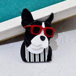 Chic Godfather Dog Brooch