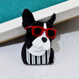 Chic Godfather Dog Brooch
