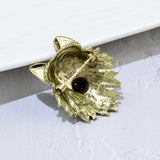Original Wolf Head Brooch