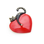 Feline Farniente Heart Brooch