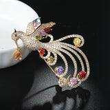 Enchanting Phoenix Bird Brooch