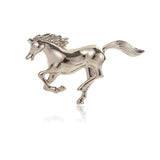 Golden Galloping Horse Brooch