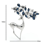 Charming Reindeer Christmas Brooch