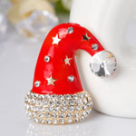 Christmas Hat Christmas Brooch