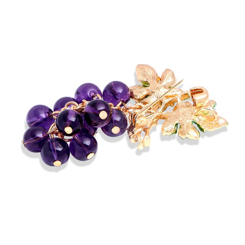 Original Vine Grape Brooch