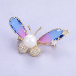 Azure Flight Luxury Brooch