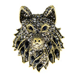 Original Wolf Head Brooch