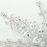 Luxury Silver Snowflake Brooch