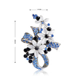 Blue Wedding Brooch