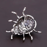 Dark Red Ladybug Brooch