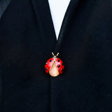 Freedom Regained Ladybug Brooch