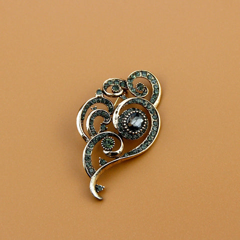 Antique Florilegium Brooch
