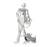 Dapper Gentleman Dog Brooch