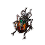 Aztec beetle brooch