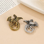 Vintage Dragon Brooch
