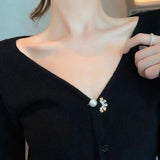 Pearl Neckline Brooch