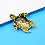 Mosaic Turtle Brooch