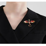 Women's Dragon Brooch