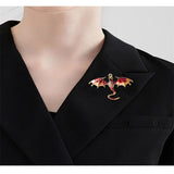Women's Dragon Brooch