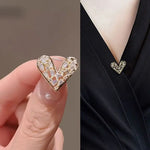 Heart Neckline Brooch
