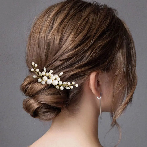 Pearl Hair Brooch