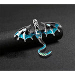 Green Dragon Brooch for Women