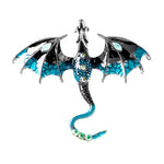 Blue Dragon Brooch for Women