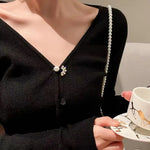 Pearl Neckline Brooch