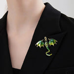 Women's Dragon Brooch