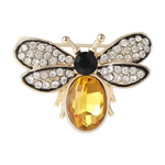 Passion Crystal Bee Brooch
