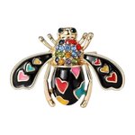 Multi-Shaped Bee Brooch