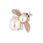 Romantic Nugget Bee Brooch