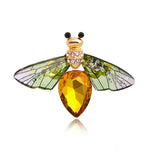 Jade Green Bee Brooch