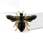 Black Widow Bee Brooch