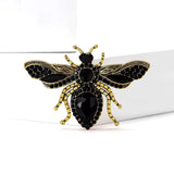 Black Widow Bee Brooch