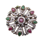 Antique Flower Brooch