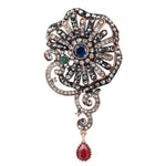 Antique Flower of Yesteryear Brooch
