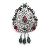 antique pearl jellyfish brooch